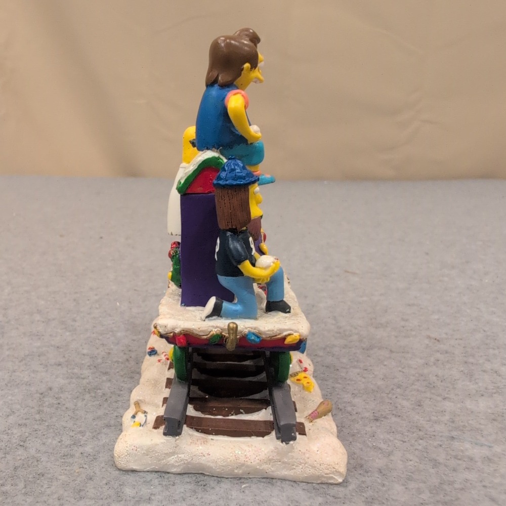 The Simpsons Bully Express Christmas Train Sculpture 2003 Hamilton Collection - Picture 4 of 5